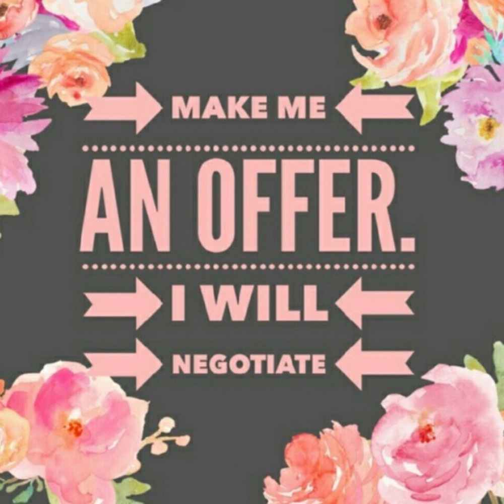 Reasonable offers accepted!
